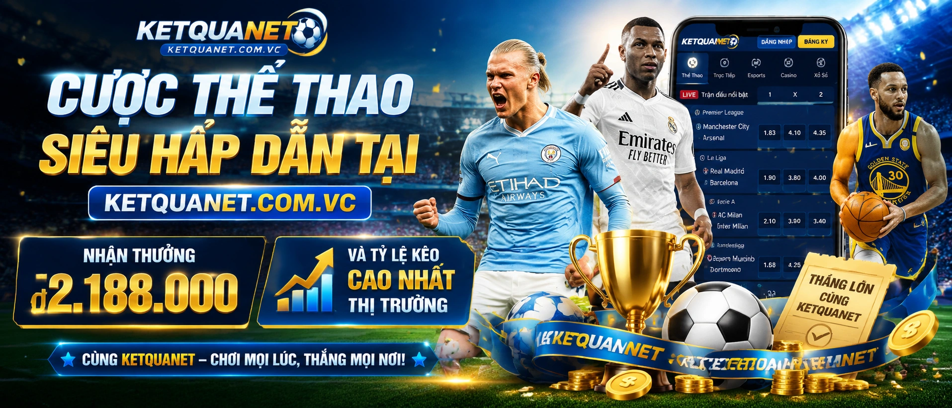 Hình ảnh cầu thủ nổi bật trong khu Thể Thao